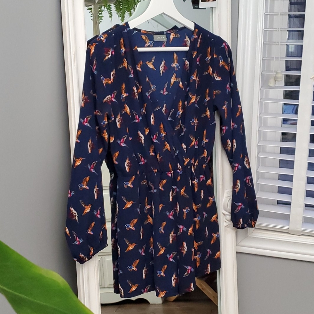 Studio by YDE hummingbird print romper